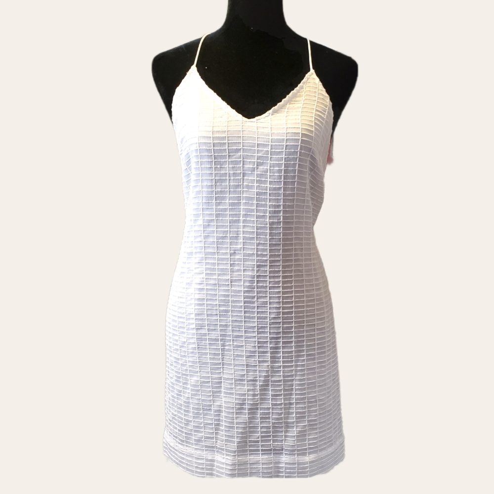 Banana 🍌 Republic Textured White Dress